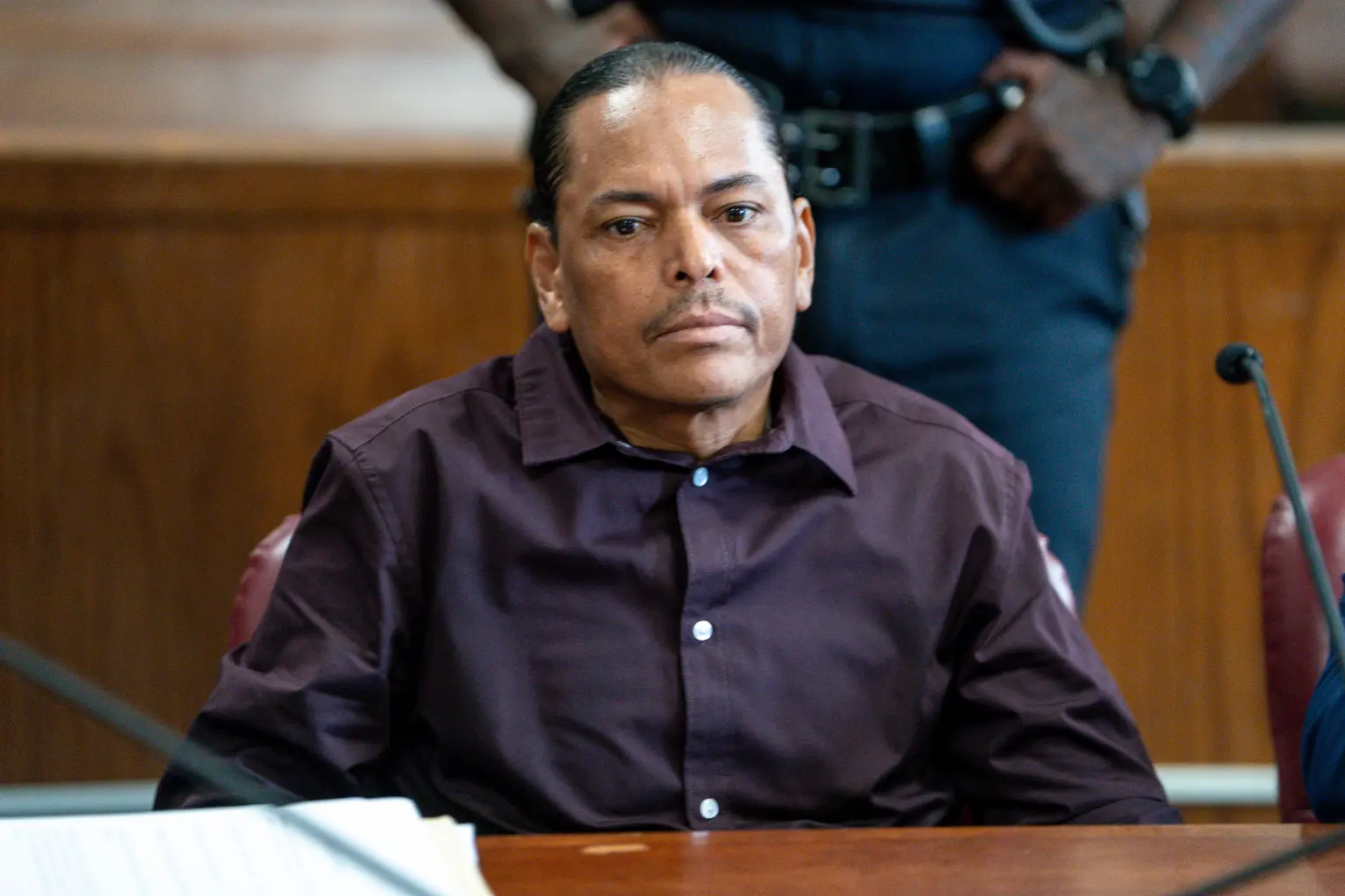 Scotty Enoe, a CVS worker accused of manslaughter, in court. Steven Hirsch